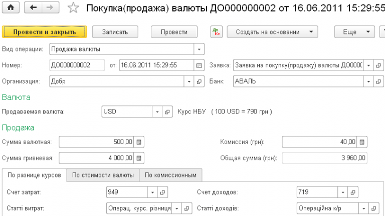 Распоряжение на продажу валюты образец